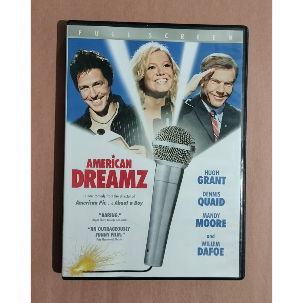 American Dreamz DVD Hugh Grant Dennis Quaid Mandy Moore Movie Comedy Full Screen